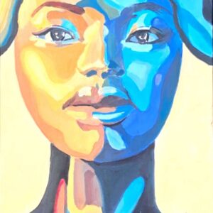 Blue lady